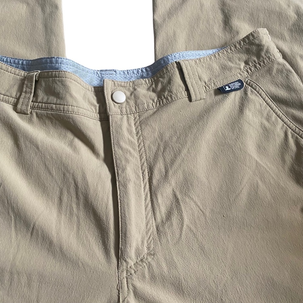 EMS EASTERN MOPUNTAIN SPORTS TAN HIKING CARGO PANTS W POCKETS 34X32 - Picture 3 of 8